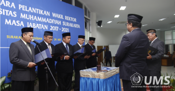 Read more about the article Pelantikan Wakil Rektor UMS Periode 2017/2021