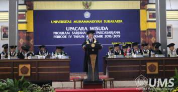 Read more about the article UMS Mewisuda 1.073 Mahasiswa, Rektor: Para Lulusan Menjadi Kader Terbaik Bangsa