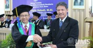 Read more about the article Pelantikan Kader Muhammadiyah, sebagai Guru Besar UMS