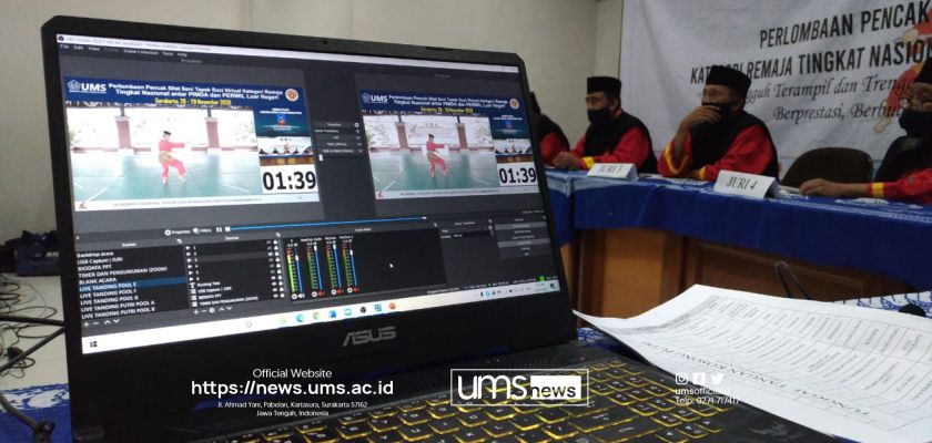 Read more about the article 414 Peserta dari Indonesia dan Luar Negeri Ikuti Kejuaraan Internasional Seni Tapak Suci Virtual di UMS