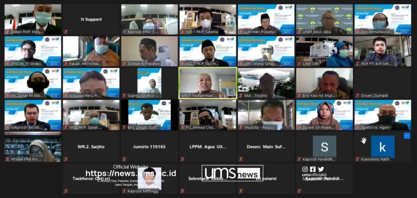 Read more about the article PPG FKIP UMS Jalani Asesmen Akreditasi untuk Pertama Kalinya Secara Online