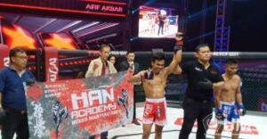 Read more about the article Mahasiswa FEB UMS Menangkan Pertandingan dalam Debut Pertamanya di One Pride MMA Tv One