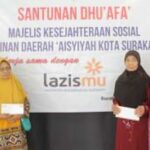 Read more about the article Lazismu UMS Berikan Santunan Dhu’afa ke PDA Kota Solo Sekaligus Peringati Milad ke 105 ‘Aisyiyah