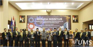Read more about the article Profesi Insinyur UMS Gelar Prosesi Wisuda Angkatan Pertama