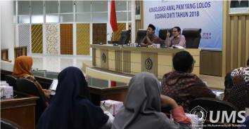 Read more about the article Siapkan Tim Lolos PKM Pendanaan Dikti, UMS Gelar Konsolidasi Awal
