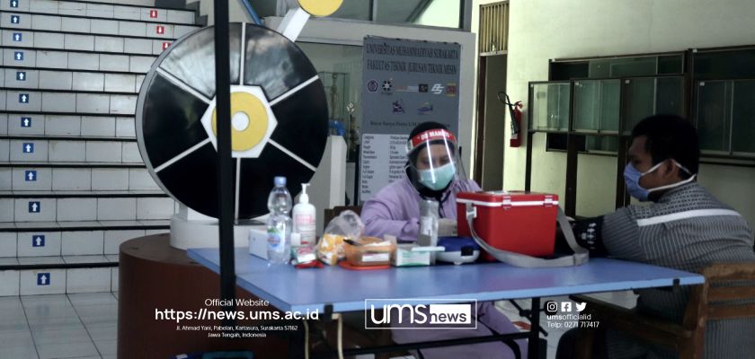 You are currently viewing Fakultas Teknik UMS Bersama Ortom Muhammadiyah Galang Donor Darah dengan Protokol Kesehatan
