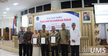 Read more about the article Ajak Masyarakat Sadar Bayar Pajak, Dirjen Pajak Beri Kuliah Umum di UMS