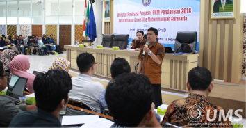 Read more about the article Siapkan Mahasiswa dalam Ajang PKM, UMS Gelar Workshop Finalisasi Proposal PKM