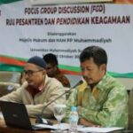 Read more about the article Selenggarakan FGD, Majelis Hukum dan HAM PP Muhammadiyah bahas RUU Pesantren dan Pendidikan Agama
