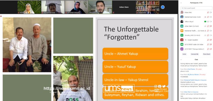 Read more about the article Sejumlah Prodi di UMS Gelar Sharing Online dengan Aktifis Kemanusiaan Suarakan Keadilan HAM Bagi Warga Muslim Uyghur