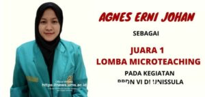 Read more about the article Agnes Mahasiswa PGSD UMS Juara 1 MicroTeaching PPDN VI UNISSULA