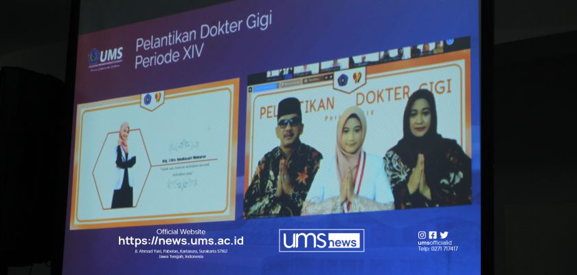 You are currently viewing UMS Lantik 35 Dokter Gigi Lulusan Periode XIV, Rektor: Terus Berkarya dan Mengabdi meski Suasana Pandemi
