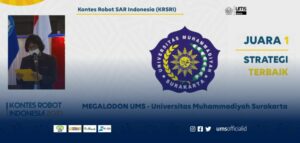 Read more about the article Tim Robot Megalodon UMS Raih Juara 1 & Best Strategi SAR 2021 di Wilayah 1