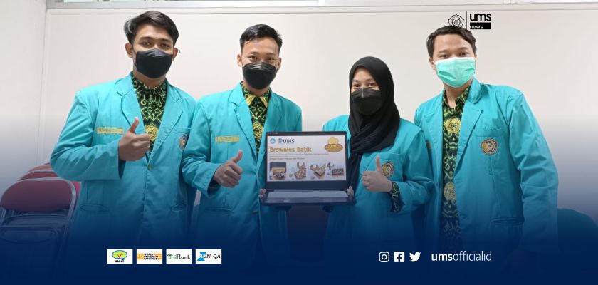 Read more about the article Mahasiswa UMS Kenalkan Batik Lewat Brownies