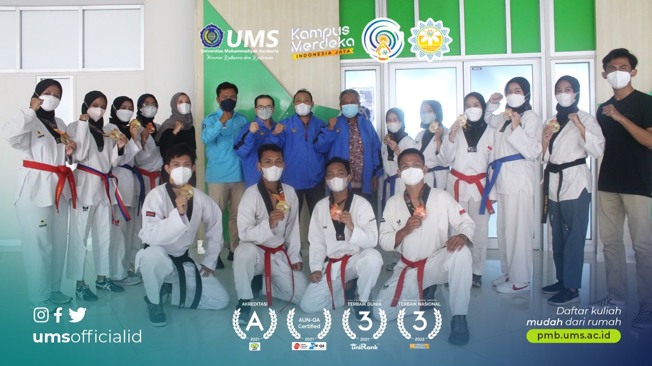 Read more about the article Tim Taekwondo UMS Sukses Boyong 5 Medali Emas dan 4 Perunggu