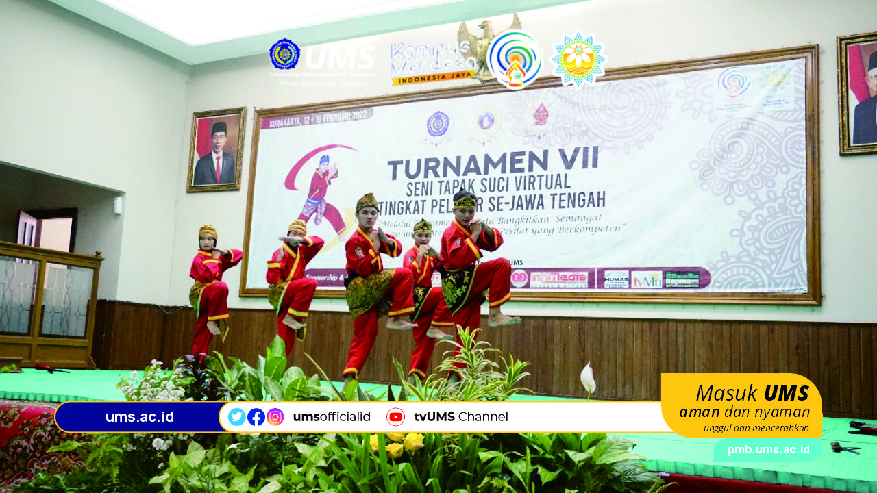 Read more about the article Sambut Muktamar Muhammadiyah dan Aisyiyah ke-48, Tapak Suci UMS Adakan Turnamen Seni Tapak Suci Virtual Antar Pelajar se-Jawa Tengah