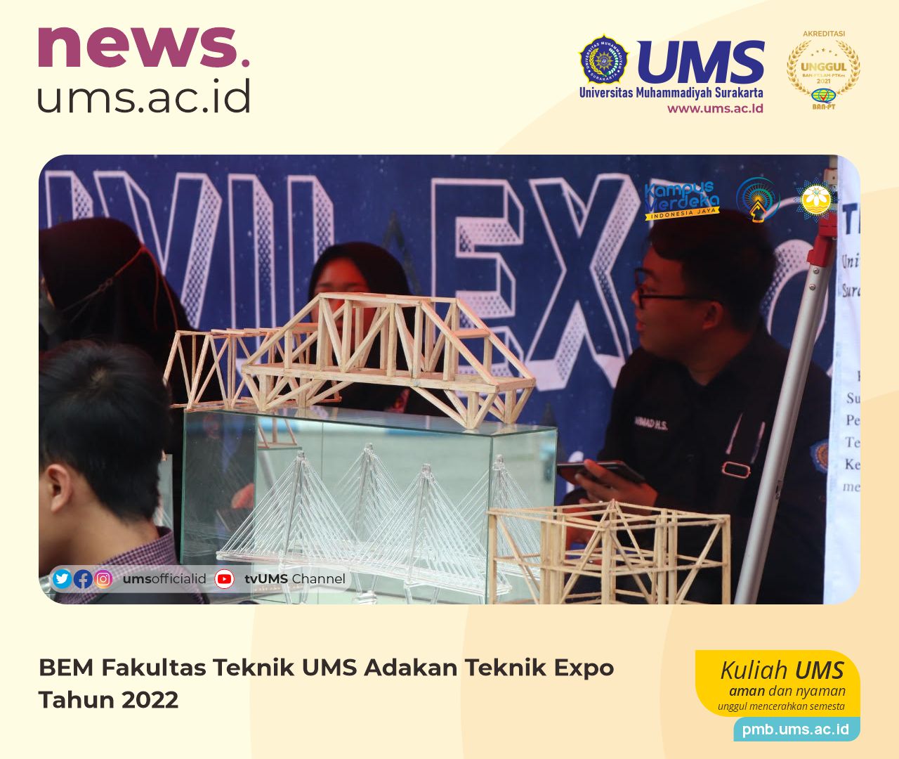 You are currently viewing BEM Fakultas Teknik UMS Adakan Teknik Expo Tahun 2022