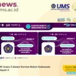 Read more about the article UMS Juara 3 dalam Kontes Robot Indonesia Wilayah 2