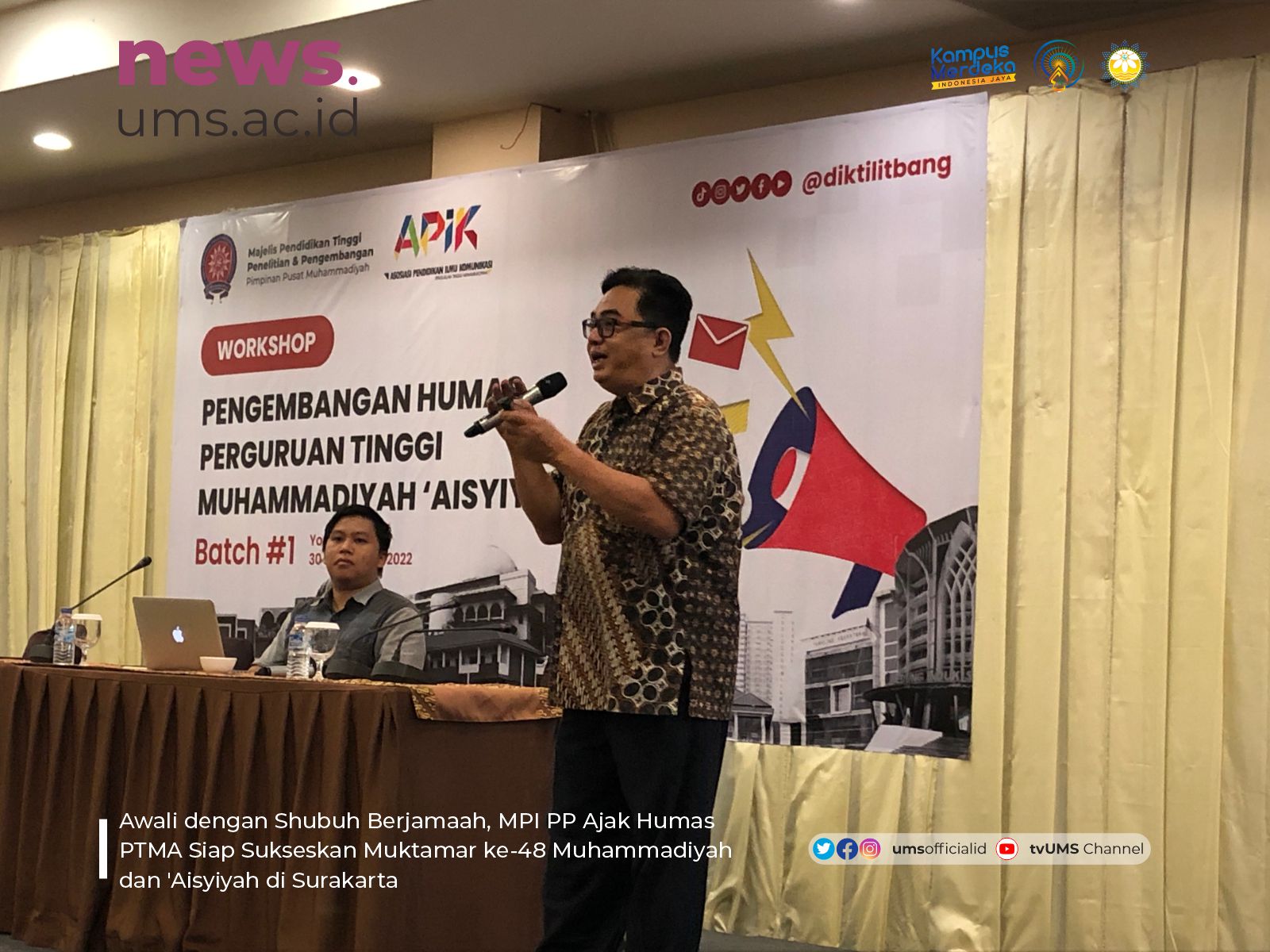 Read more about the article Awali dengan Shubuh Berjamaah, MPI PP Ajak Humas PTMA Siap Sukseskan Muktamar ke-48 Muhammadiyah dan ‘Aisyiyah di Surakarta