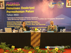 Read more about the article LRI UMS Gandeng Kemendikbud Ristek, Gelar Pelatihan Hak Paten