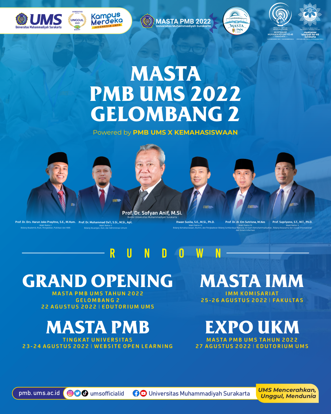 You are currently viewing Informasi Pelaksanaan MASTA PMB UMS 2022 (Gelombang 2)