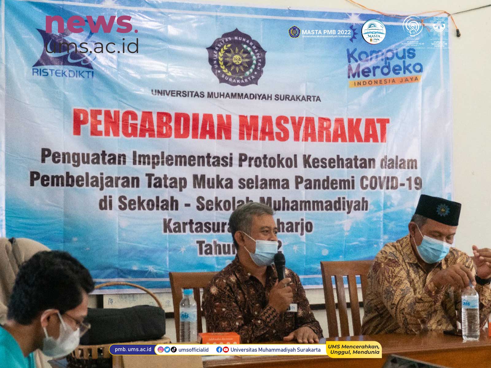 Read more about the article UMS Dampingi Sekolah, Adakan FGD Penguatan Prokes Saat PTM