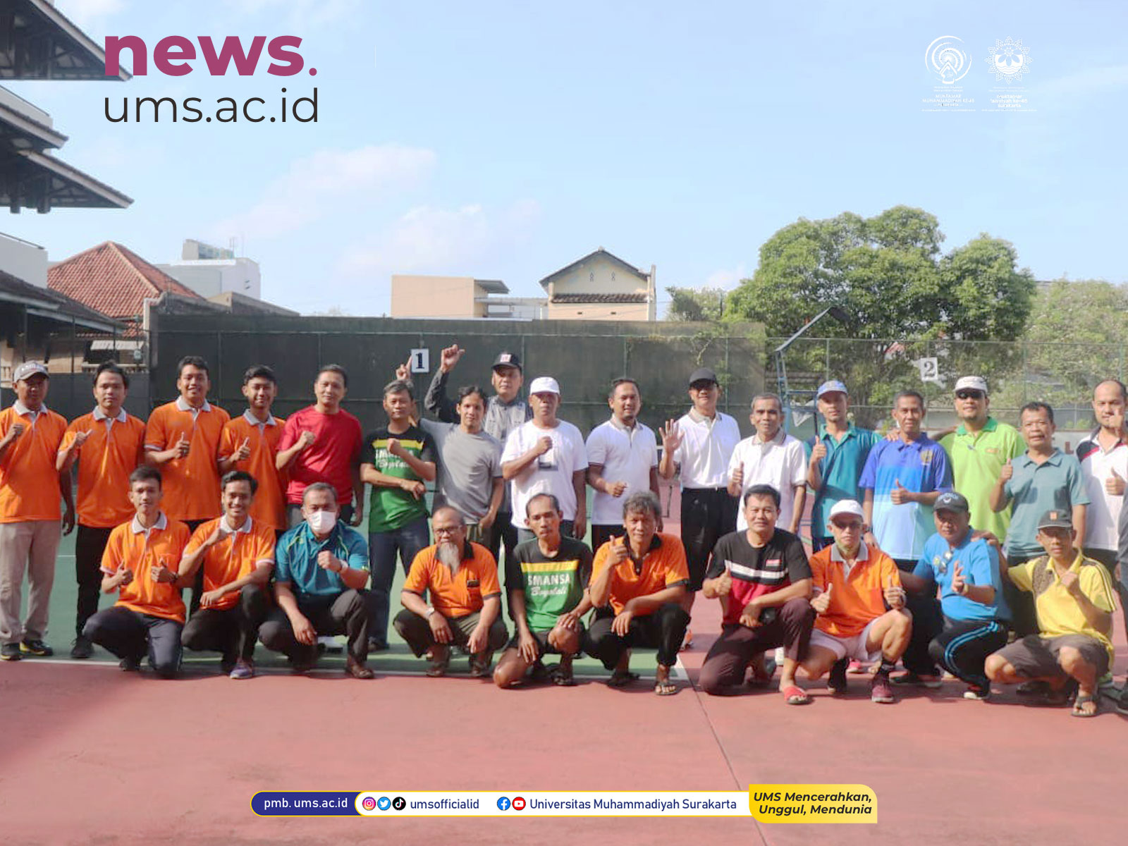 You are currently viewing Hari Jadi ke-64, UMS Selenggarakan Lomba Tenis Lapangan Antar Guru SMA Se-Solo Raya