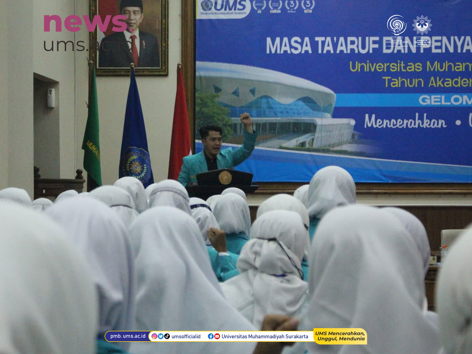 Read more about the article 414 Mahasiswa Baru Ikuti Masta PMB UMS 2022 Gelombang 3