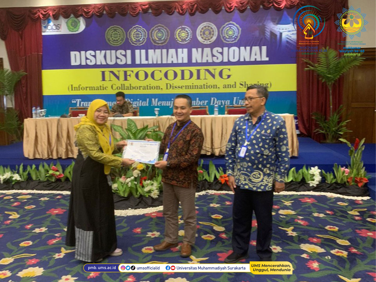 Read more about the article 2 Medali Emas, 1 Perak dan 5 Perunggu Diboyong Mahasiswa Informatika FKI UMS pada Kompetisi Nasional APSI PTMA