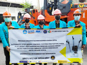 Read more about the article Mahasiswa UMS Kembangkan Rem Otomatis pada Alat Berat Pertambangan Guna Mencegah Kecelakaan Kerja