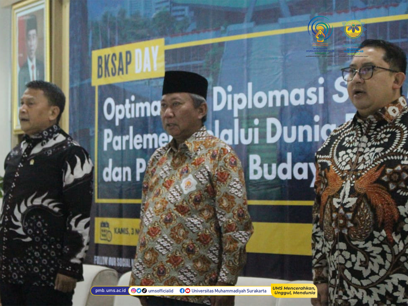 You are currently viewing BKSAP DPR-RI Lakukan Kunjungan Kerja ke UMS Bicara Soal Diplomasi