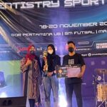 Read more about the article Tim Ganda Campuran Bulu Tangkis FKG Raih Juara 1 Perlombaan di Densitistry Sport League UB