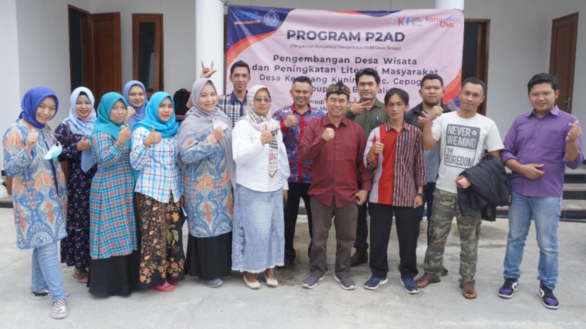 Read more about the article Tim Pengabdian Prodi Komunikasi UMS Bekali Masyarakat Desa Wisata Kembangkuning, Soal Pariwisata