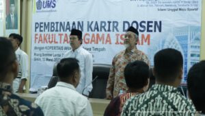 Read more about the article Tingkatkan Kapasitas Profesionalisme, FAI UMS Bina Karir Dosen