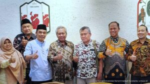 Read more about the article Perkuat Pembinaan PTM: Rektor UMS Kunjungi UM Babel