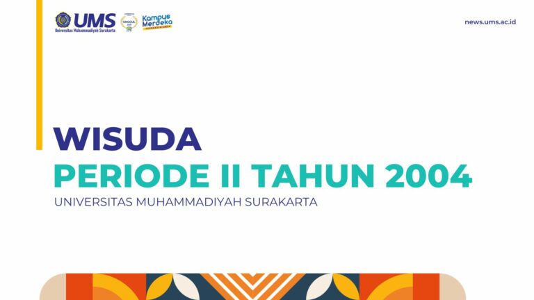 Read more about the article Dokumentasi Wisuda UMS Periode II Tahun 2004