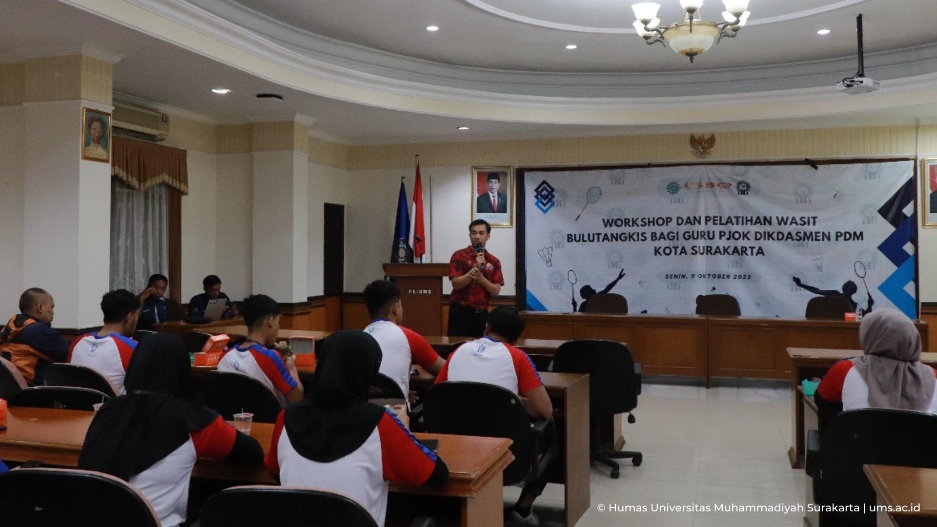 Read more about the article Bentuk Kader Wasit Bulu Tangkis, LSBO PDM Kota Surakarta Gelar Workshop