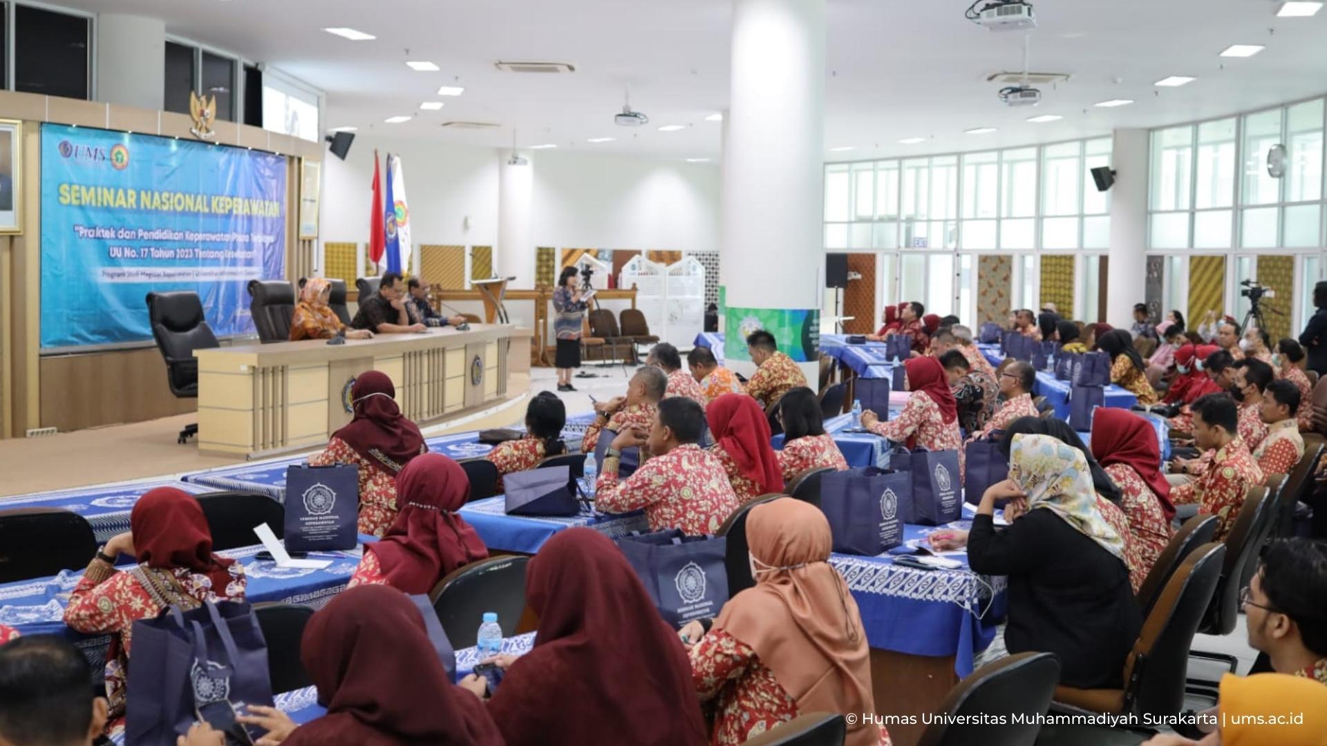 Read more about the article Magister Keperawatan UMS Bersama PPNI Adakan Seminar Terkait Perubahan UU No.17 Tahun 2023 tentang Kesehatan