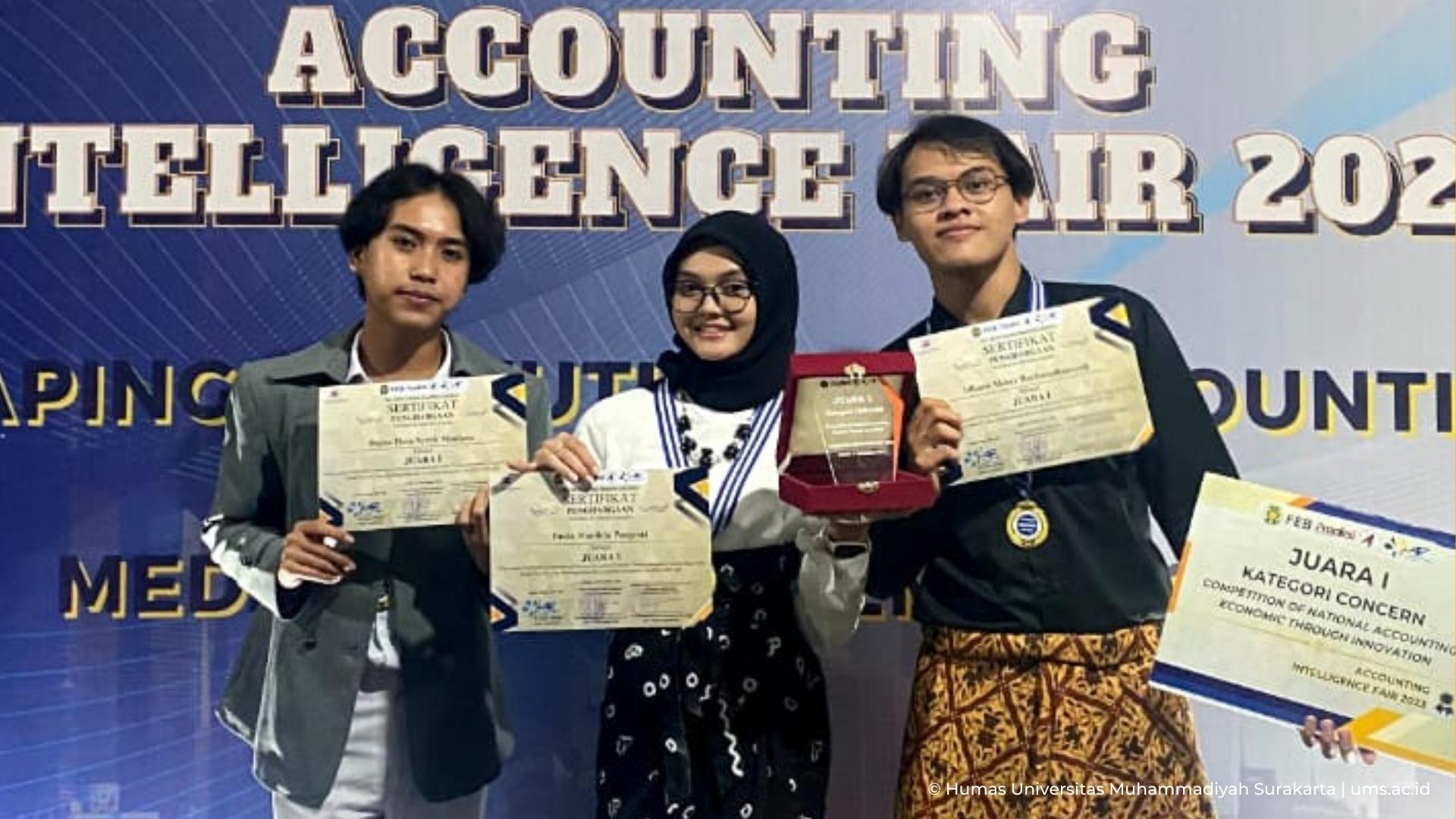 Read more about the article Mahasiswa Prodi Akuntansi FEB UMS Raih Juara 1 di AIF 2023, Universitas Sumatera Utara