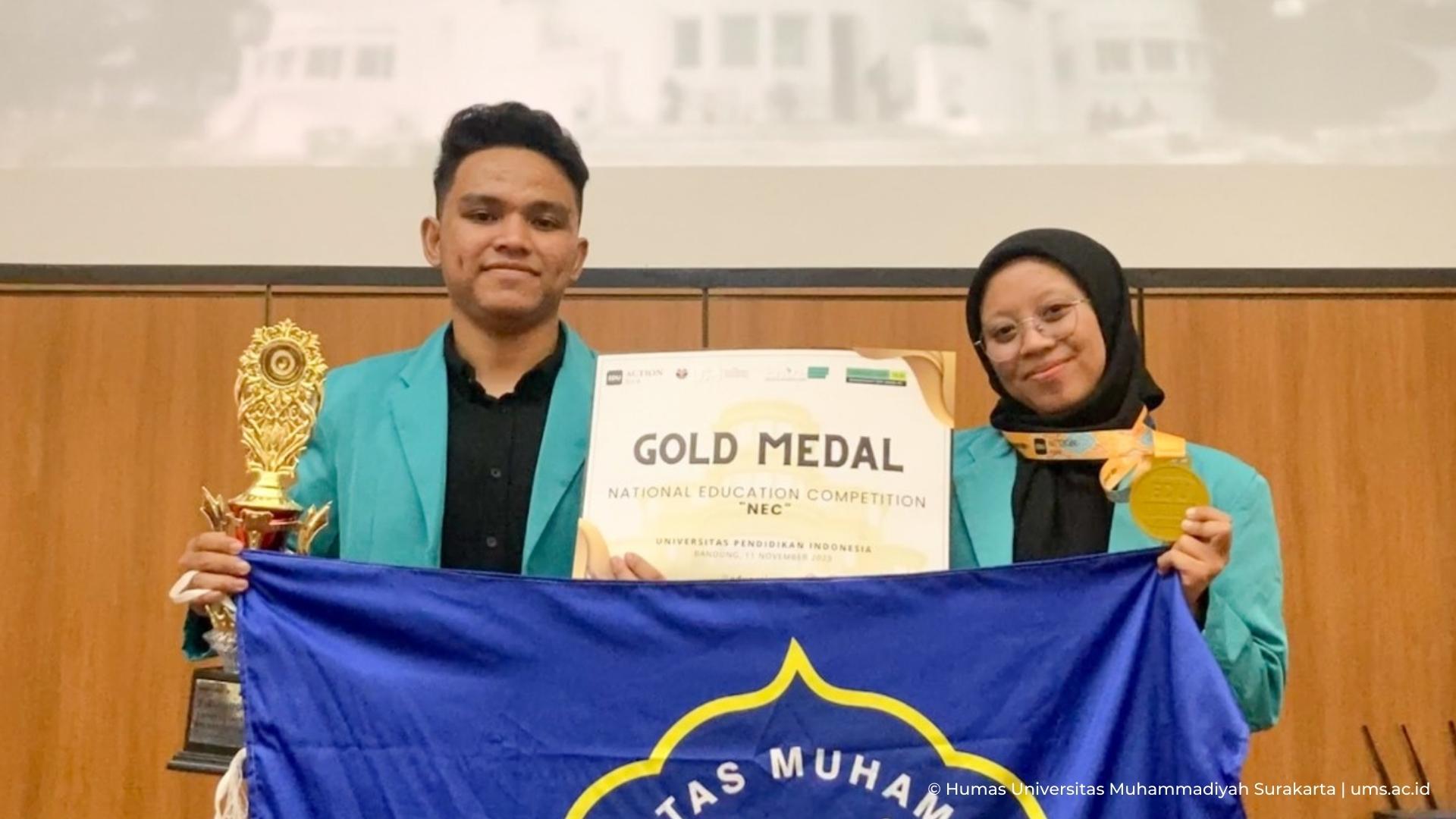 Read more about the article Pembasmi Tikus Ramah Lingkungan, Mahasiswa UMS Sabet Gold Medal National Education Competition