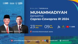 Read more about the article Link Live Streaming Dialog Terbuka Muhammadiyah bersama Capres-Cawapres 2024: Ganjar Pranowo – Mahfud MD di UM Jakarta