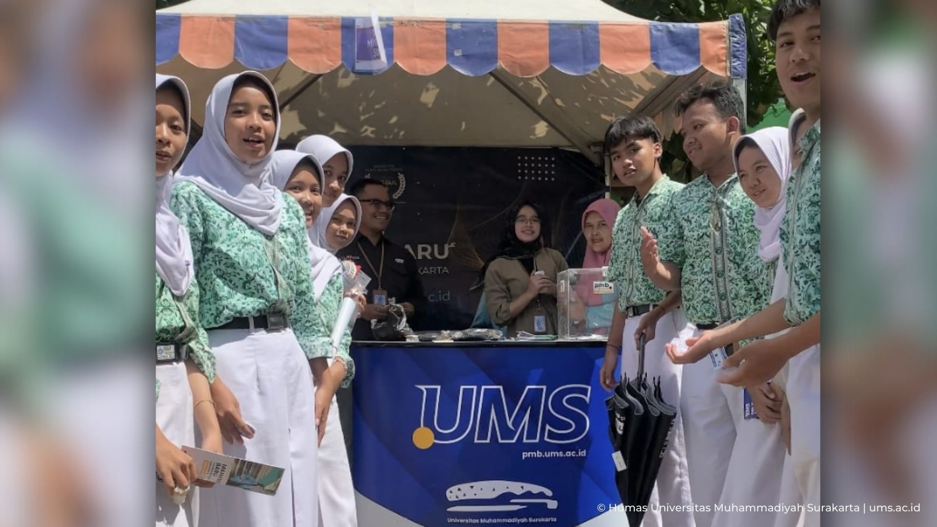 PMB UMS Lanjutkan Kunjungan, Ikuti Expo Campus di SMA N 1 Teras Boyolali