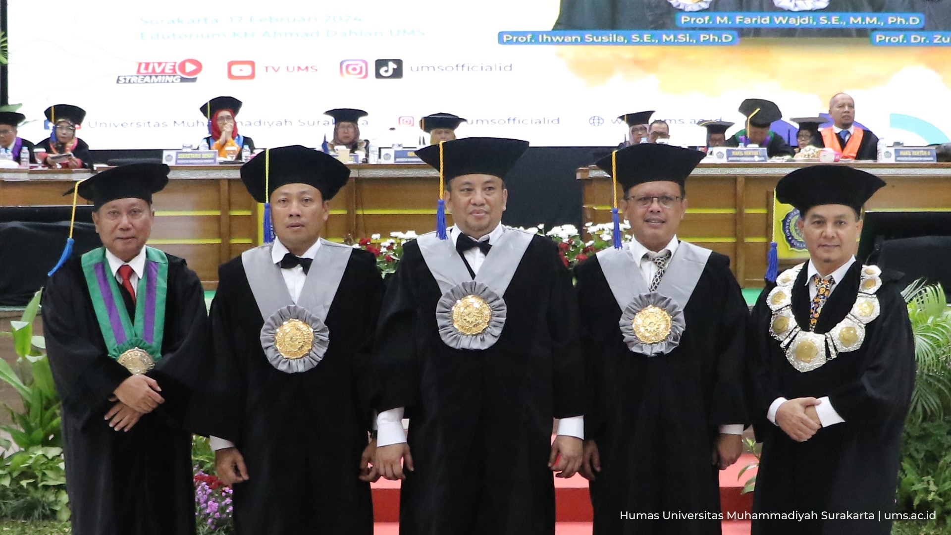 Read more about the article Berkemajuan! UMS Kukuhkan 3 Guru Besar Alumni Kampus Sendiri
