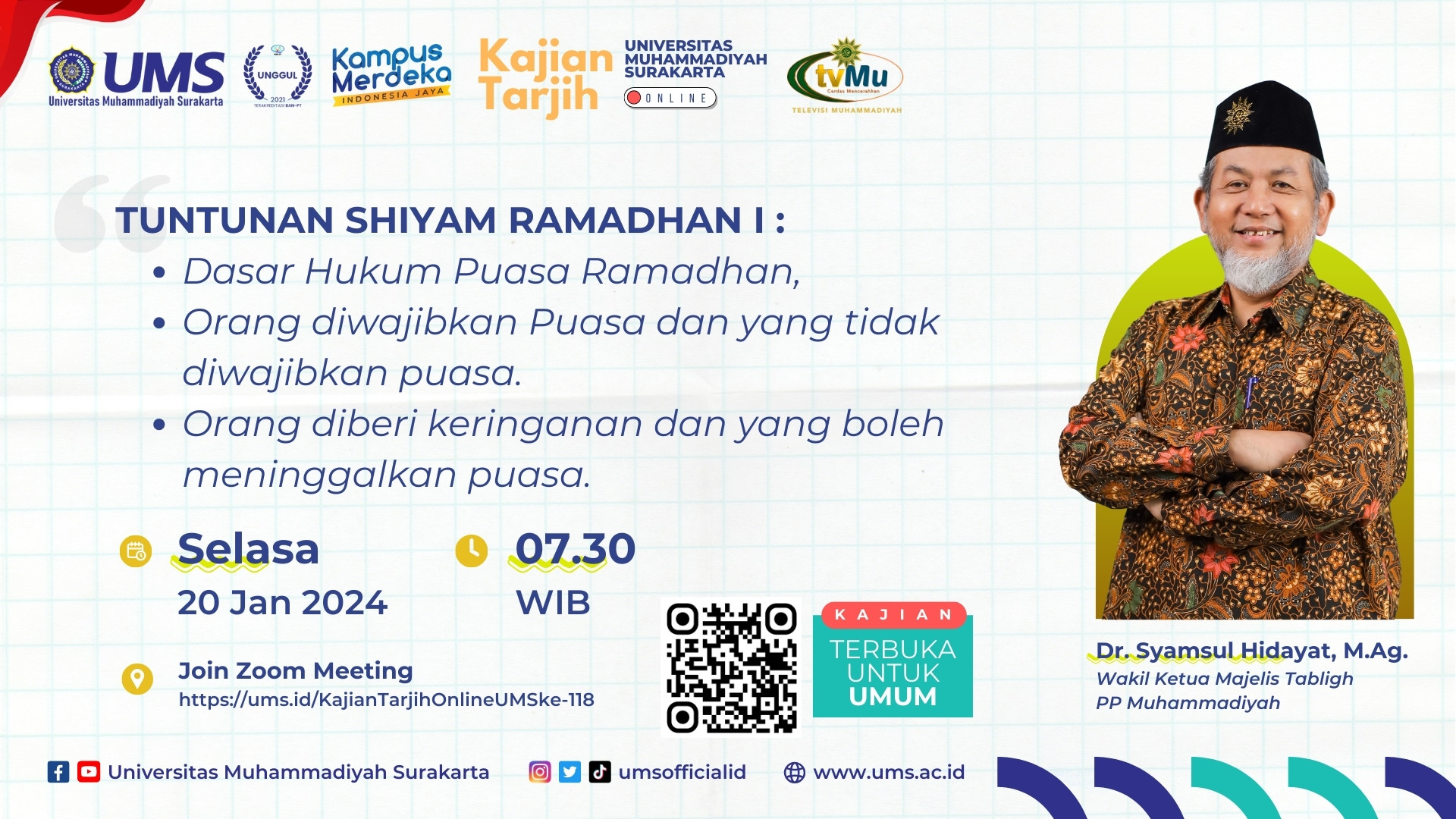 Read more about the article Sambut Bulan Ramadan, Ini Tuntunan Puasa Menurut Putusan Tarjih Muhammadiyah