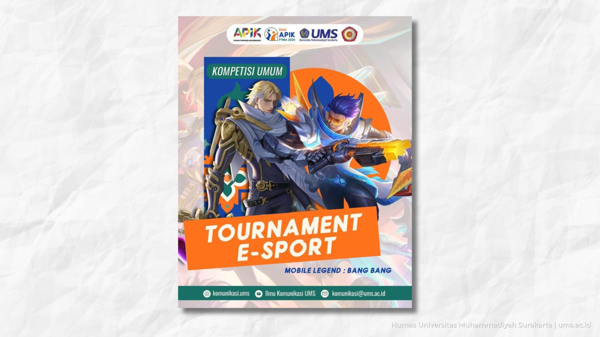 Read more about the article SILAT APIK-PTMA Akan Gelar Turnamen E-Sport di UMS, Daftar dan Tunjukkan Skillmu !