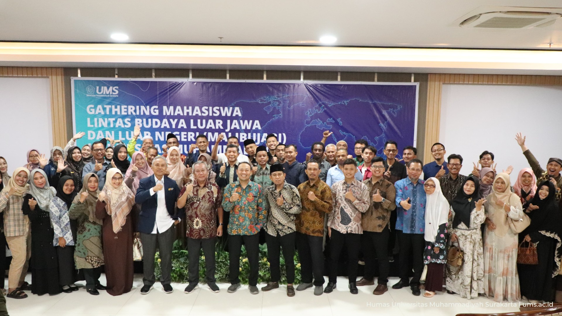 Read more about the article Perkokoh Silaturahmi, UMS Gelar Gathering Mahasiswa Lintas Budaya Luar Jawa dan Luar Negeri