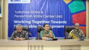 Read more about the article Wujudkan Tujuan Pembangunan Berkelanjutan, UMS Launching SDGs Center