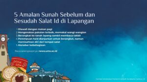Read more about the article 5 Amalan Sunah Sebelum dan Sesudah Salat Id di Lapangan