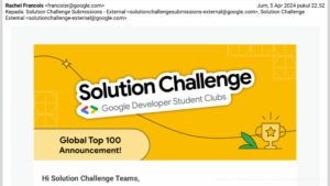 Read more about the article Tim Mahasiswa UMS Raih The Global Top 100 Teams by Google Solutions Challenge