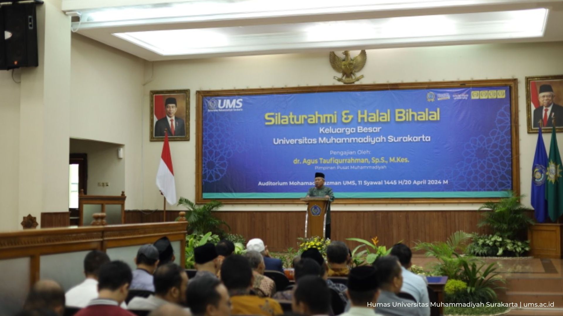 You are currently viewing Halalbihalal 1445 H, Rektor: UMS Akan Kukuhkan 2 Guru Besar, dan Tambah 2 Prodi S3